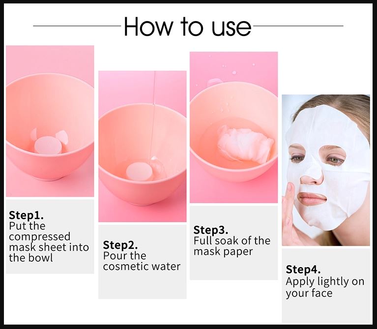 how to use compressed face mask