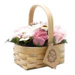 Flower Soaps Basket